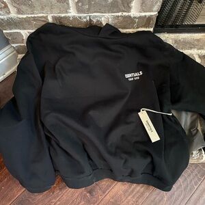 Essentials Fear of God Black Hoodie XXL